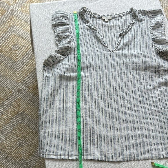 Gilli brand linen blend popover top SZ 2X - Picture 8 of 9